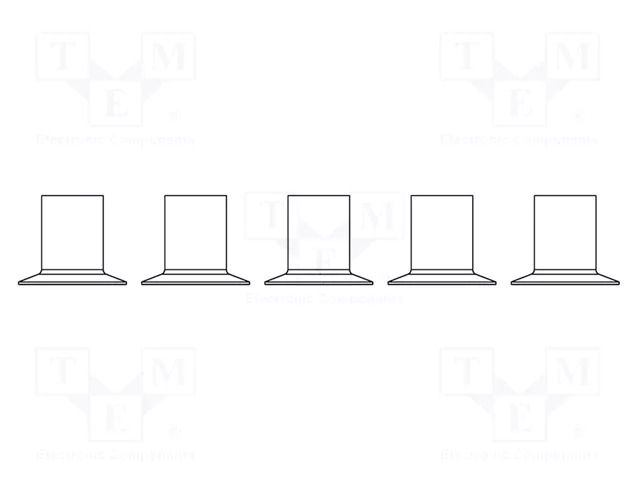 Vacuum cup kit; for vaccum pickup,for hot air station; 5pcs. METCAL HCTA-VC11-5