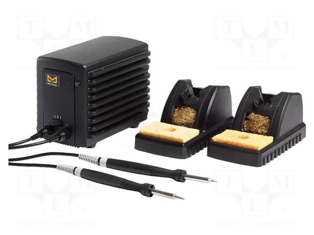 Soldering station; Station power: 60W; ESD; Ch: 2; 120x200x152.5mm METCAL MFR-2222