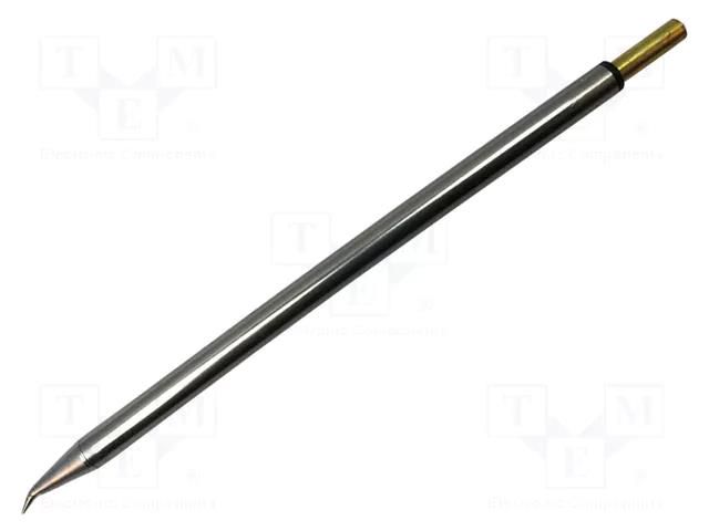 Tip; bent conical; 0.5mm; 421°C; for soldering station METCAL SFP-CNB05