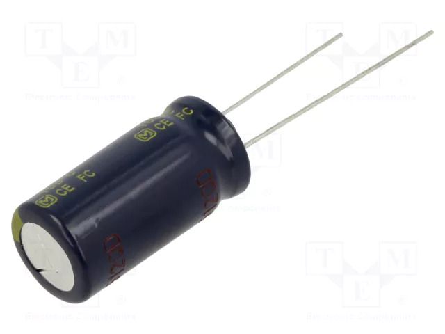 Capacitor: electrolytic; low ESR; THT; 560uF; 50VDC; Ø12.5x25mm PANASONIC EEUFC1H561