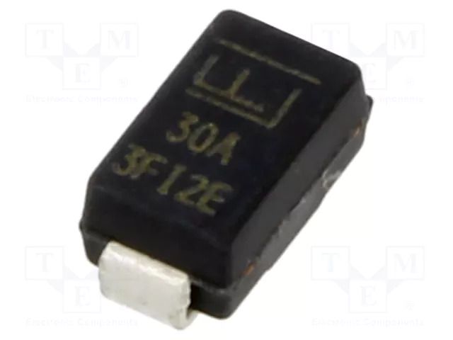 Diode: TVS; 400W; 30V; 9.9A; unidirectional; ±5%; SMA; reel,tape LITTELFUSE P4SMA30A-LF