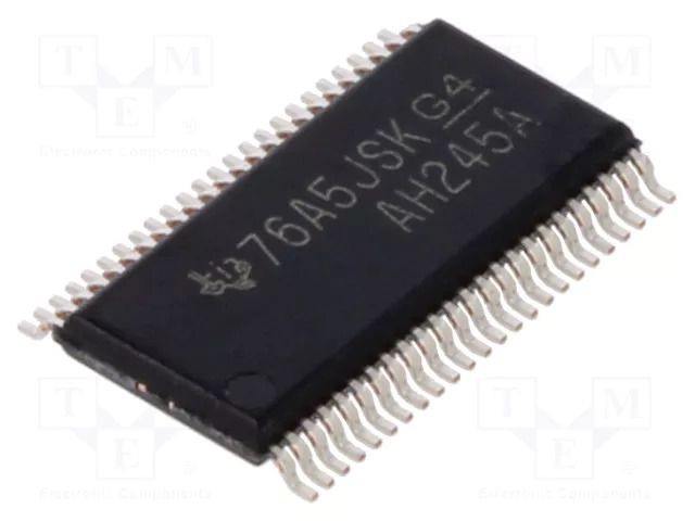 IC: digital; bus transceiver; Ch: 16; BiCMOS,TTL; SMD; TVSOP48; ABT TEXAS INSTRUMENTS SN74ABT16245ADGVR
