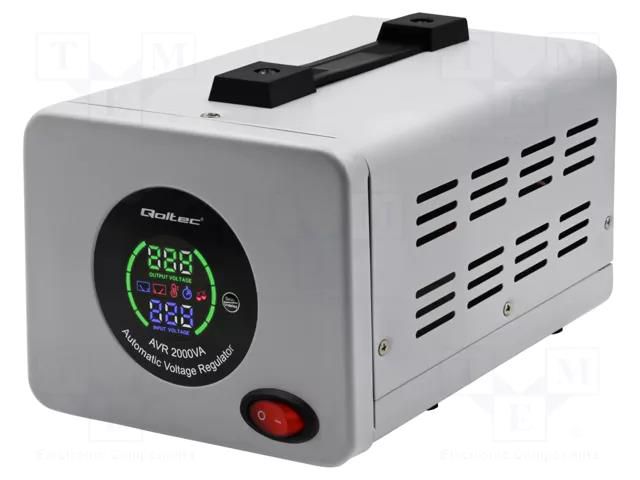 Automatic voltage stabiliser; Usup: 100÷280VAC; Uout: 230VAC QOLTEC QOLTEC-50724