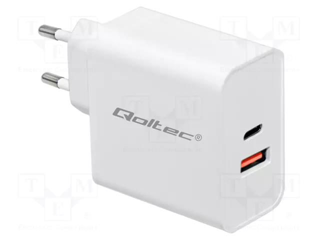 Power supply: switching; mains,plug-in,charger; 5VDC,; 3A; 63W QOLTEC ZSI-51715