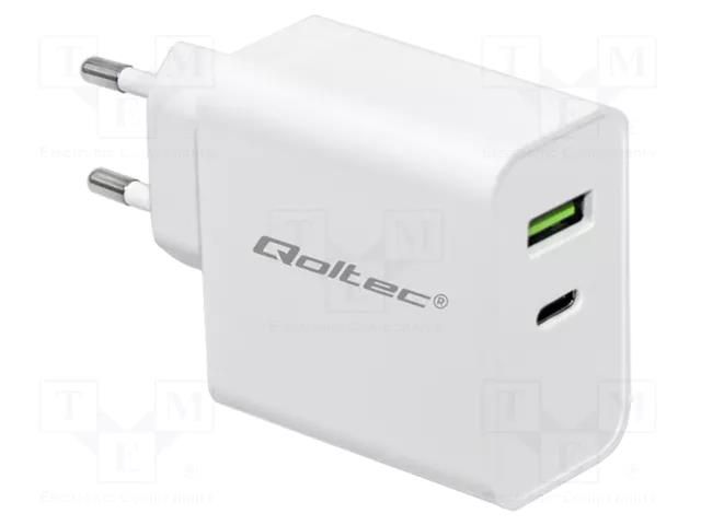 Power supply: switching; mains,plug-in,charger; 5VDC,; 3A; 45W QOLTEC ZSI-51718