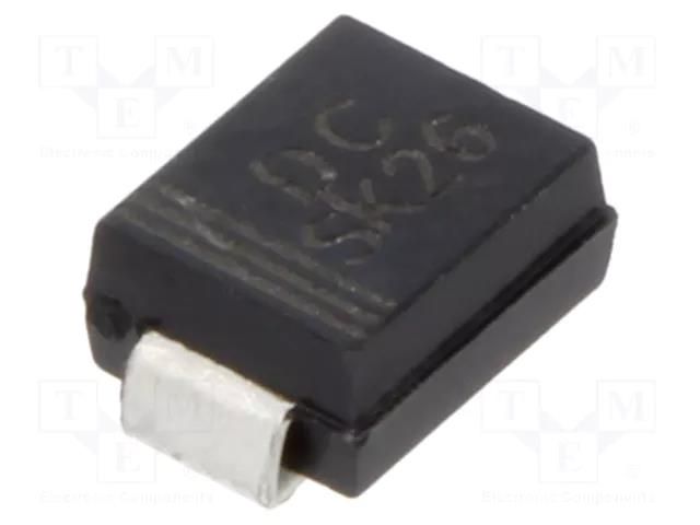 Diode: Schottky rectifying; SMB; SMD; 60V; 2A; reel,tape DC COMPONENTS SK26-DC