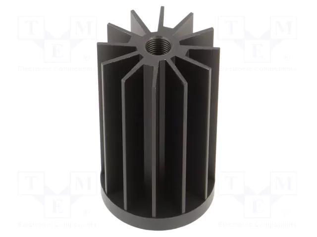 Heatsink; LED; W: 45mm; H: 68mm; black; Shape: round; STAR LED Advanced Thermal Solutions ATSEU-077A2-C1-R1