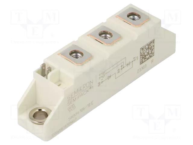 Module: diode-thyristor; 1.8kV; 106A; A46; SEMIPACK1; Ufmax: 1.65V SEMIKRON DANFOSS SKKH106/18E