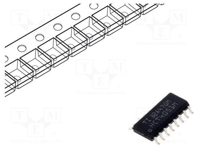 IC: digital; demultiplexer,multiplexer; SMD; SO16; HCT; 4.5÷5.5VDC TEXAS INSTRUMENTS CD74HCT4051M96
