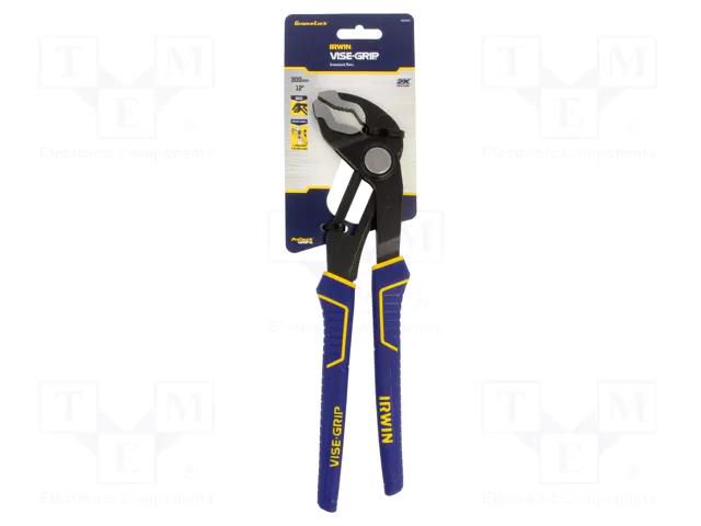 Pliers; adjustable; Pliers len: 300mm; Max jaw capacity: 70mm IRWIN IRW-10507629