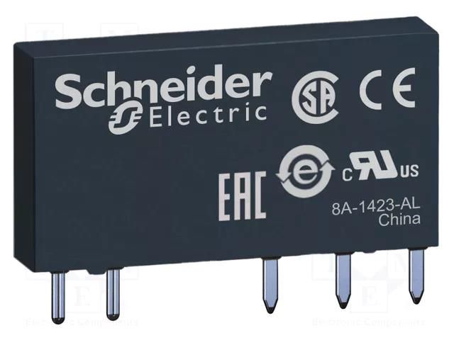 Relay: electromagnetic; SPDT; RSL; miniature; PCB,socket SCHNEIDER ELECTRIC RSL1AB4ND