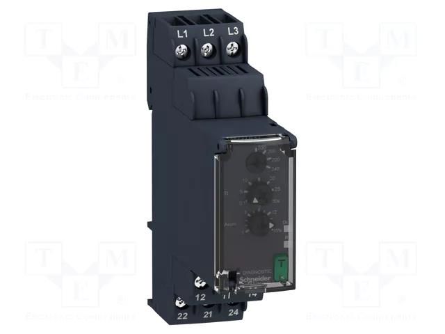 Voltage monitoring relay; for DIN rail mounting; Zelio Control SCHNEIDER ELECTRIC RM22TA31