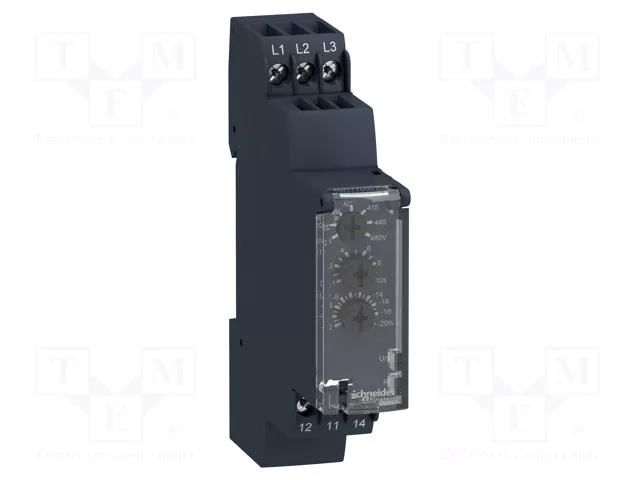 Voltage monitoring relay; for DIN rail mounting; Zelio Control SCHNEIDER ELECTRIC RM17TU00