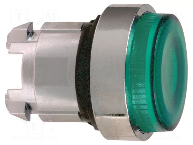 Control lamp; 22mm; Kind: prominent; Colour: green; ZBV6; IP66 SCHNEIDER ELECTRIC ZB4BW13S