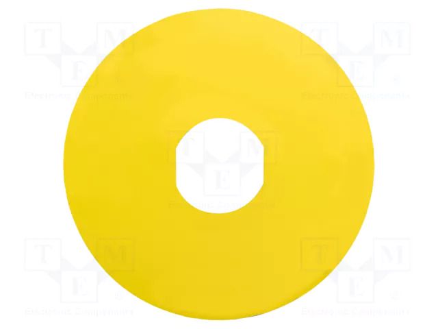 Label; Harmony XB4; Ø22mm; yellow; Dim: Ø90mm SCHNEIDER ELECTRIC ZBY8101
