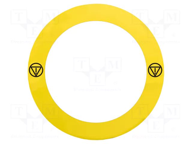 Label; Harmony XB4; yellow; Ø90mm; for emergency button SCHNEIDER ELECTRIC ZBY8L140