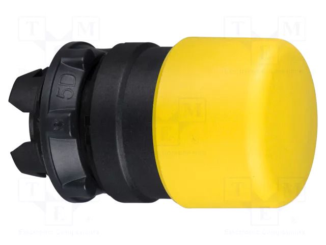 Switch: push-button; 22mm; Stabl.pos: 1; yellow; none; IP66; Pos: 2 SCHNEIDER ELECTRIC ZB5AC54