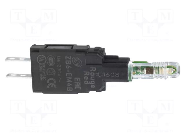 Illuminating unit; 16mm; Harmony XB6; -40÷70°C; Illumin: LED; red SCHNEIDER ELECTRIC ZB6EM4B
