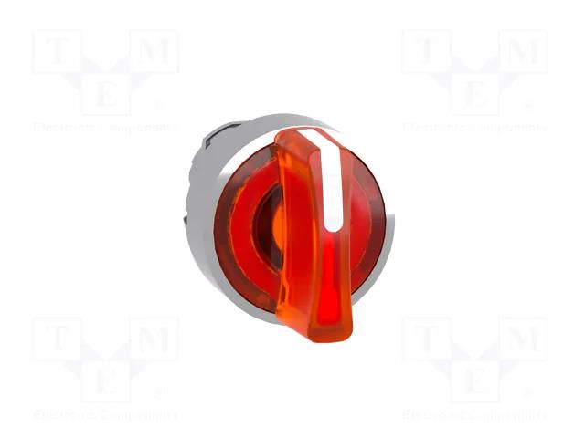Switch: rotary; 22mm; Stabl.pos: 2; orange; LED; IP66; prominent SCHNEIDER ELECTRIC ZB4BK1853