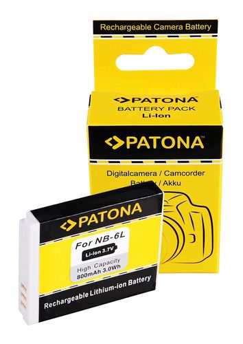 Battery f Canon Ixus 85 IS 85IS NB-6L NB6L PowerShot SD770, PATONA 1006 4260218592414