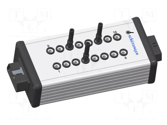 Diagnostic box for the OBD II; black; 60VDC; 10A; male,female SCHÜTZINGER OBDBOB8280AL24V-SW