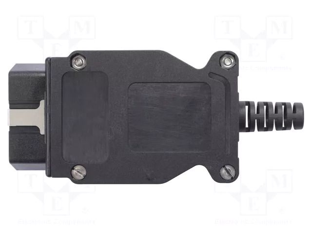 Connector: diagnostic OBD II; black; 10A; Insulation: polyamide SCHÜTZINGER SET747124VGB-SW