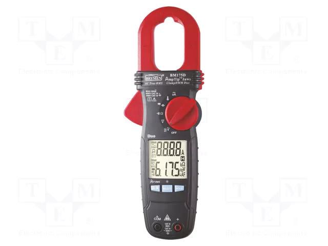 Meter: multifunction; digital,pincers type; LCD; (6000); True RMS BRYMEN BM175D