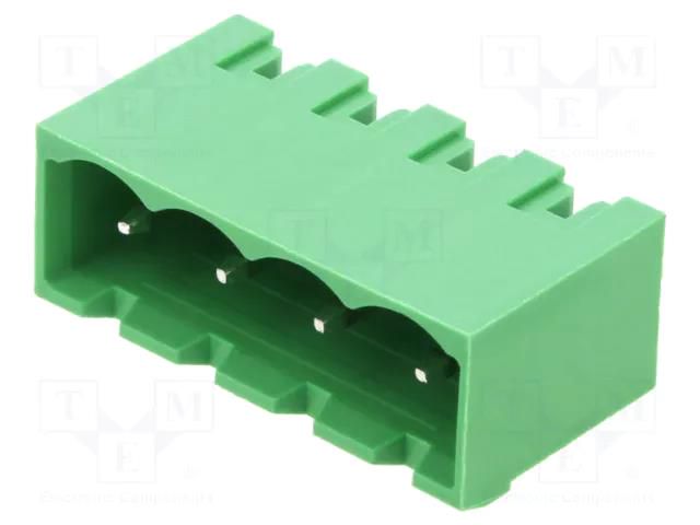 Pluggable terminal block; 5.08mm; ways: 4; straight; socket; male AMPHENOL ANYTEK OQ0454500000G