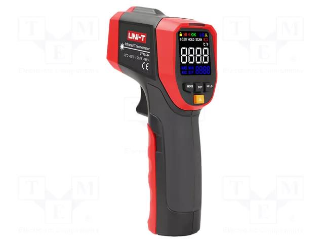 Infrared thermometer; LCD; -32÷420°C; Accur.(IR): ±1.5%,±1.5°C UNI-T UT301A+