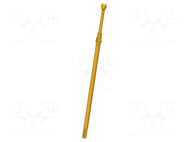 Test needle; Operational spring compression: 4.3mm; 3A; Ø: 1.2mm INGUN GKS-075-0324
