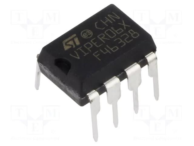 IC: driver; buck,flyback; AC/DC switcher,PWM controller; DIP7; 1A STMicroelectronics VIPER06XN