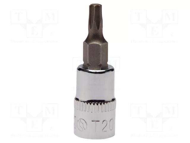 Socket; socket spanner,Torx®; Bit: Torx®; Size: TX20; 1/4"; 37.5mm IRIMO SA.107-T20-1