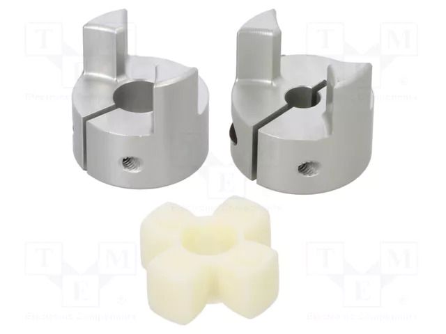 Coupling; Ø: 20mm; Ø1: 5mm; Ø2: 8mm; aluminium ELESA+GANTER 224020B58ALWS