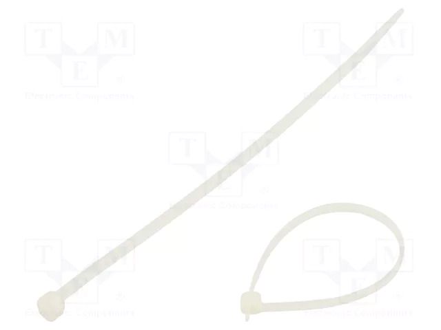 Cable tie; L: 710mm; W: 9mm; natural; polyamide; 790N; 25pcs; UL94V-2 RADPOL TOOCW071009002