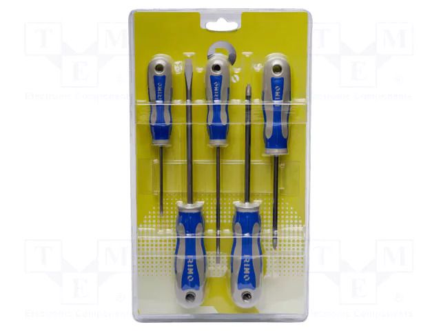 Phillips,slot; PH1,PH2,SL 3,SL 4,SL 6.5; 5pcs. IRIMO SA.459-5-B
