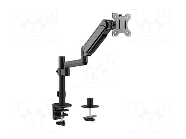 Monitor holder; 9kg; 17÷32"; Arm len: 533mm; for one monitor GEMBIRD MA-DA1P-01