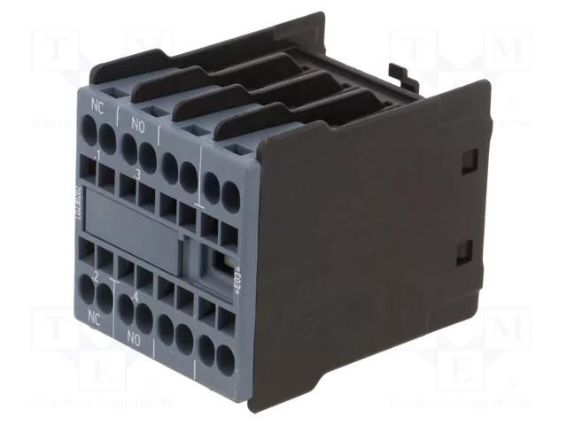 Auxiliary contacts; Size: S0,S00,S2; Leads: spring clamps; front SIEMENS 3RH2911-2HA11
