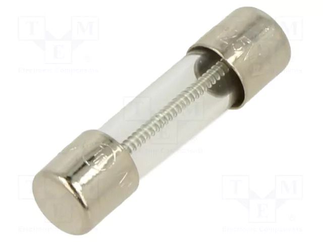 Fuse: fuse; 2A; 250VAC; time-lag; cylindrical; 5x20mm; 5TT; brass BEL FUSE 5TT-2-R
