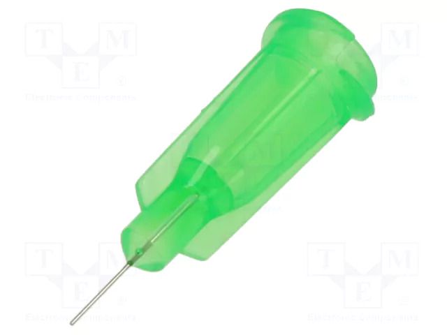 Needle: steel; 0.25"; Size: 34; straight; Mounting: Luer Lock METCAL 934025-TE