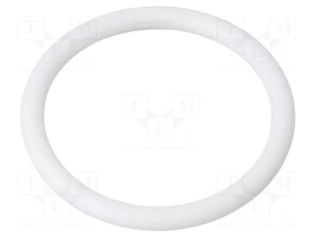 O-ring gasket; silicone; Thk: 4mm; Øint: 38mm; white; -60÷160°C ORING USZCZELNIENIA TECHNICZNE O-38X4-SI-WH