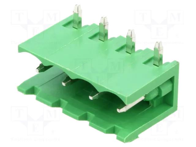 Pluggable terminal block; 5.08mm; ways: 4; angled 90°; socket AMPHENOL ANYTEK OQ0453510000G