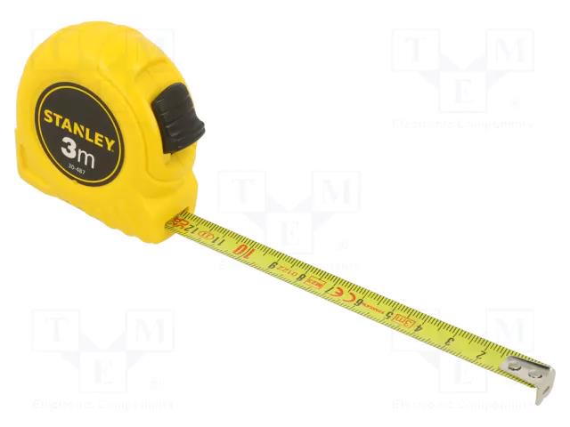 Measuring tape; L: 3m; Width: 12.7mm; Class: II STANLEY STL-1-30-487