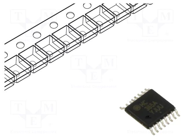 IC: digital; 3-state,buffer,hex; Ch: 6; CMOS; SMD; TSSOP16; HC; HC ONSEMI MC74HC365ADTR2G