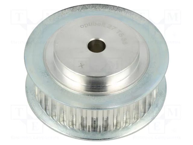Belt pulley; T5; W: 16mm; whell width: 27mm; Ø: 56.45mm; aluminium OPTIBELT 27-T5-36-200ZA