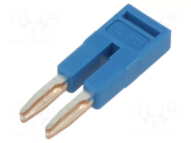 Comb bridge; blue; terminals: 2; 3.5mm PHOENIX CONTACT FBS2-3.5BU