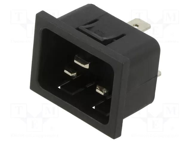 IEC 60320 connector 4793 Connector Inlet 16A C20 SCHURTER 4793.5000