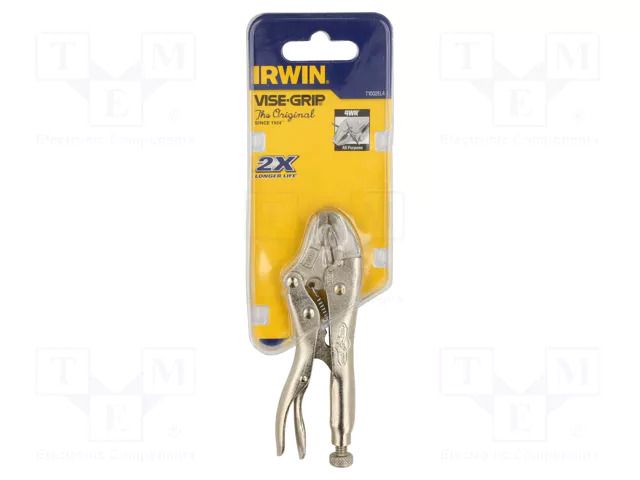 Pliers; Morse's,locking; Pliers len: 100mm; Jaw capacity: 25mm IRWIN IRW-T1002EL4