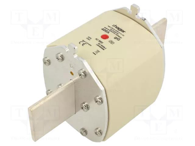 Fuse: fuse; 400A; 500VAC; gG; industrial; NH4a HAGER LNH40400M