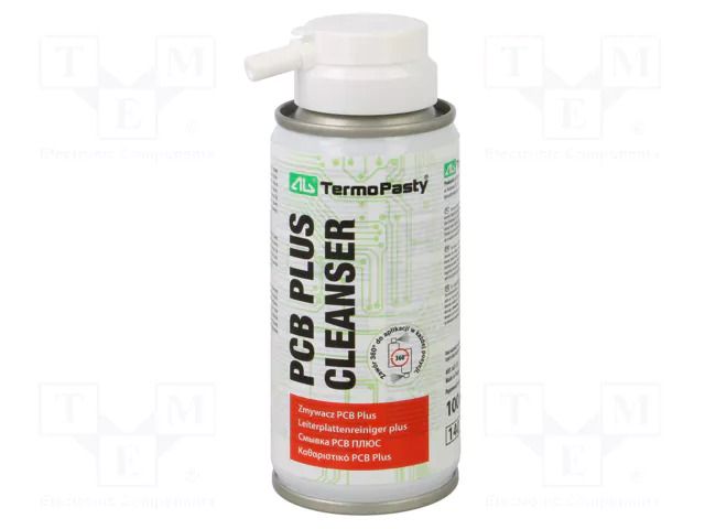 Cleaner; 0.1l; spray; can; flux removing,impurities removing AG TERMOPASTY PCB-CLEANER/100