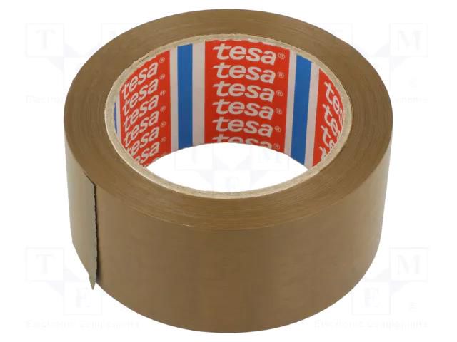 Packing tapes; L: 66m; Width: 50mm; brown; natural caoutchouc TESA TESA-4100-50-66-BR